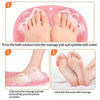 Ergonomic Silicone Foot Scrubber with Suction Base
