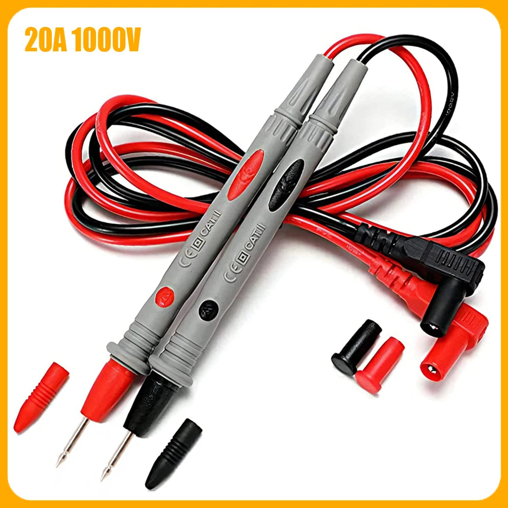 Multimeter Test Lead Kit with Needle-Tip Probes