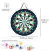 Sticky Ball Dart Board Set for Kids – Double-Sided Educational Family Game