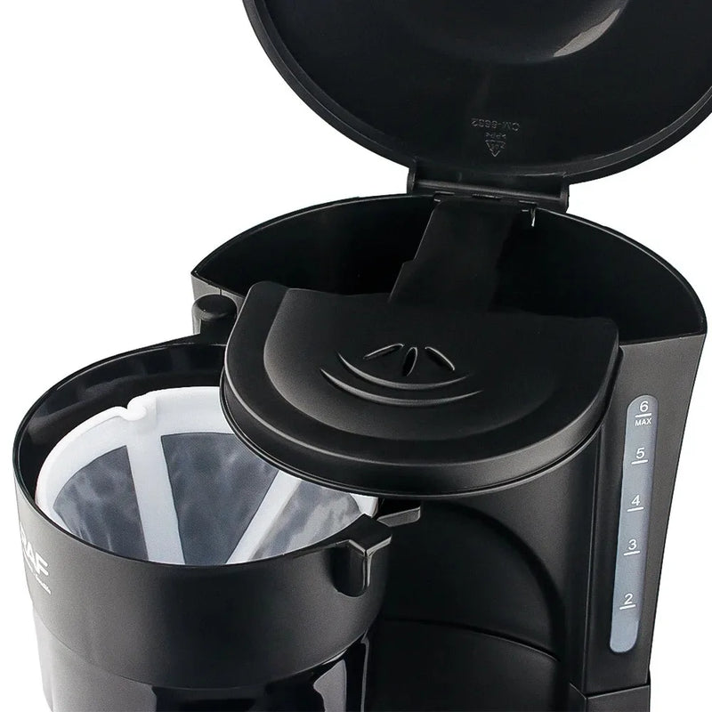 Compact Drip Coffee Maker with Reusable Filter
