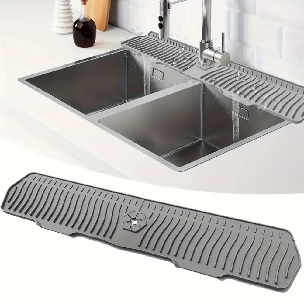 Silicone Kitchen Sink Splash Guard & Drainage Mat