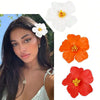 Tropical Hibiscus Flower Hair Clips