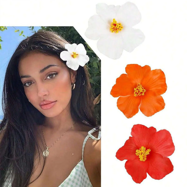Tropische Hibiskusblumen-Haarnadeln
