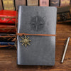 Vintage PU Leather Spiral Journal – Traveler's Notebook with Anchor Design