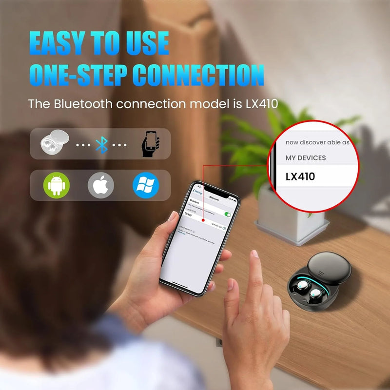 Wireless Sleep Earbuds for Side Sleepers – Noise-Isolating Bluetooth Earphones