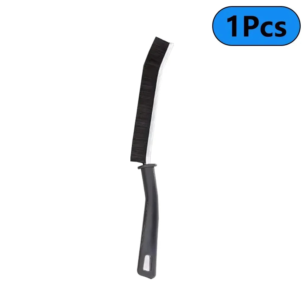 Hard-Bristled Crevice Cleaning Brush for Gaps and Corners