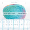 Multicolor Gradient Wool Yarn for Knitting and Crochet