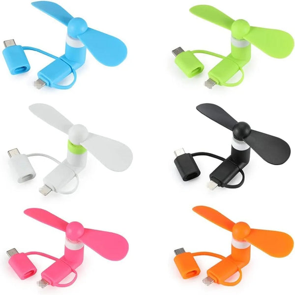 Portable Clip-On Phone Cooling Fan