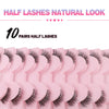 Natural Wispy Half-Strip False Eyelashes