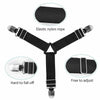 Adjustable Triangle Bed Sheet Clips with Elastic Straps (4-Pack)