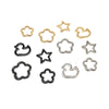 Star-Shaped Zinc Alloy Carabiner Clip for Bags and Belts