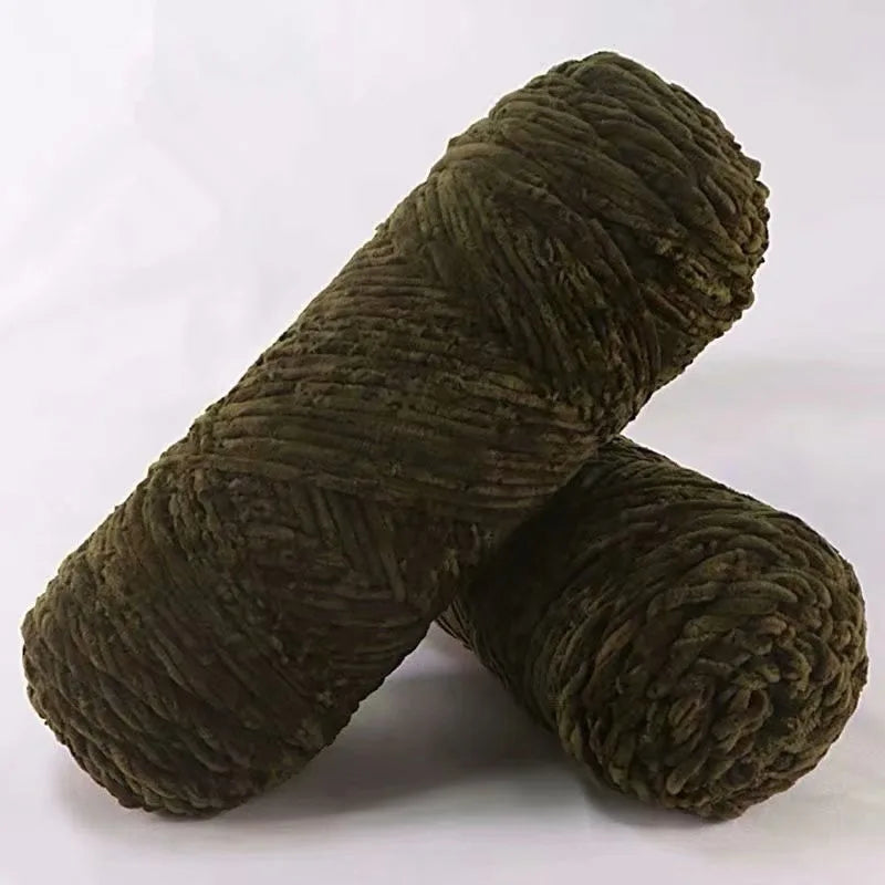 Soft Chenille Yarn for Knitting and Crochet