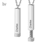 Hidden Message Slide Bar Necklace
