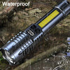 Rechargeable LED Flashlight with LCD Display and Zoom
