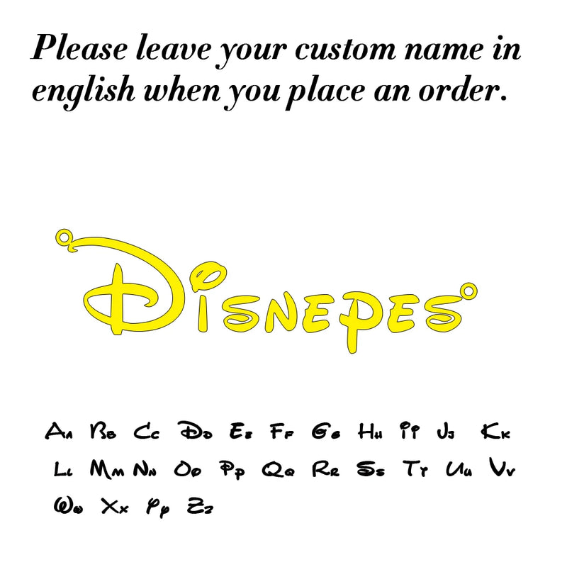 Personalized Cursive Name Necklace in Stainless Steel