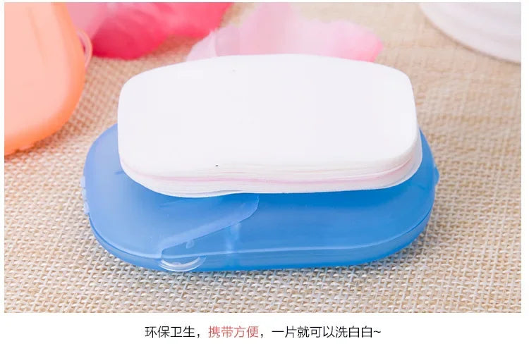 Portable Soap Paper Sheets with Mini Case