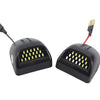 White LED License Plate Lights for Chevrolet Silverado, GMC Sierra, and More