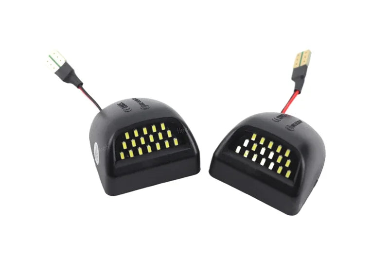 White LED License Plate Lights for Chevrolet Silverado, GMC Sierra, and More