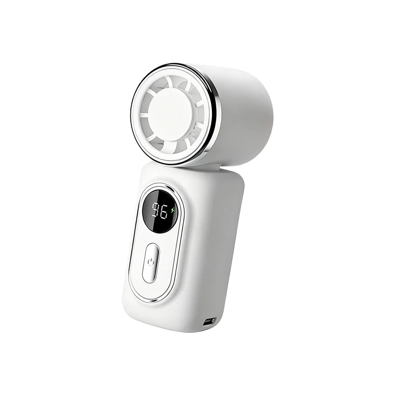 Ventilador Mini Portátil con Clip y Pantalla LED