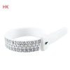 Universal Ring Sizer Gauge – Adjustable Plastic Finger Measuring Tool