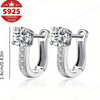 S925 Sterling Silver Zirconia Clip-On Earrings