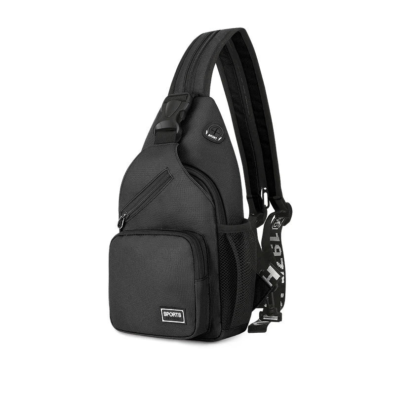 Convertible Women's Chest Bag with Earphone Hole