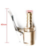 Brass Tire Inflator Valve Connector with Safety Relief