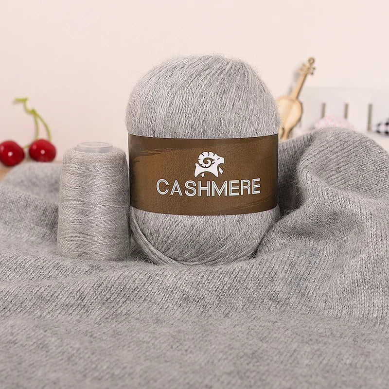 Premium 100% Cashmere Yarn 6-Skein Set for Knitting