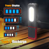 Rechargeable COB Work Light with Magnetic Base and Hanging Hook