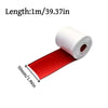 A roll of red self-adhesive PVC strip used for car side skirt and door edge protection.