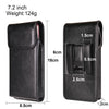 Genuine Leather Belt Clip Phone Holster for Men