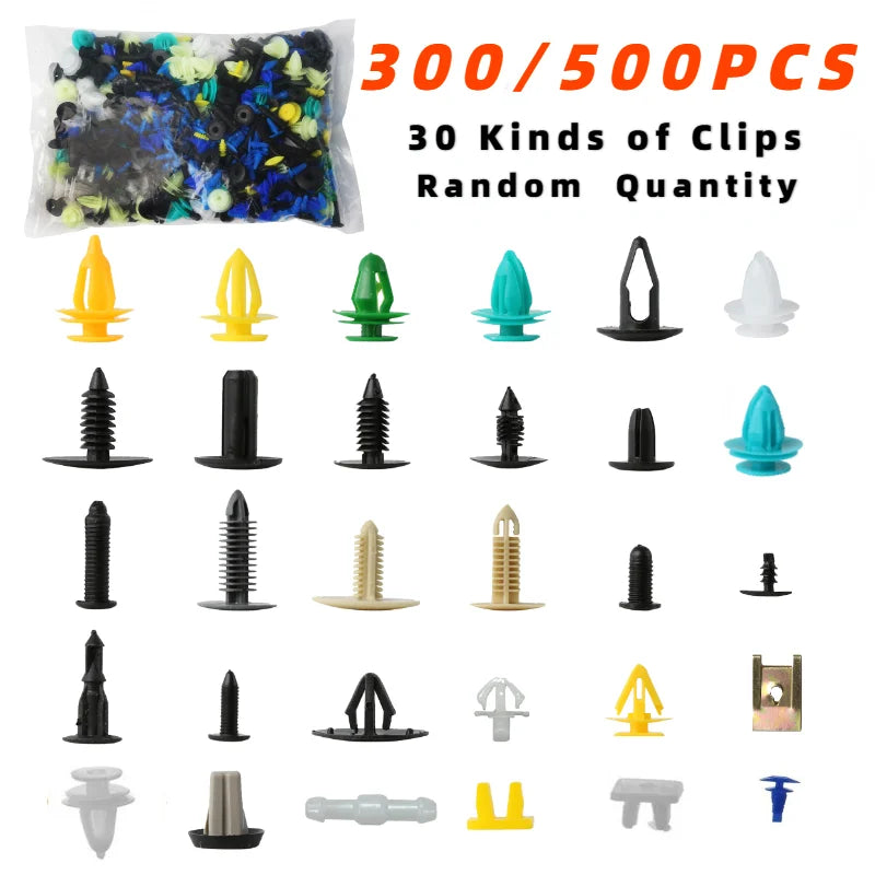 Universal Auto Fastener Clip Assortment Kit
