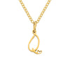 Collier avec Lettre Initiale et Pendentif Cœur