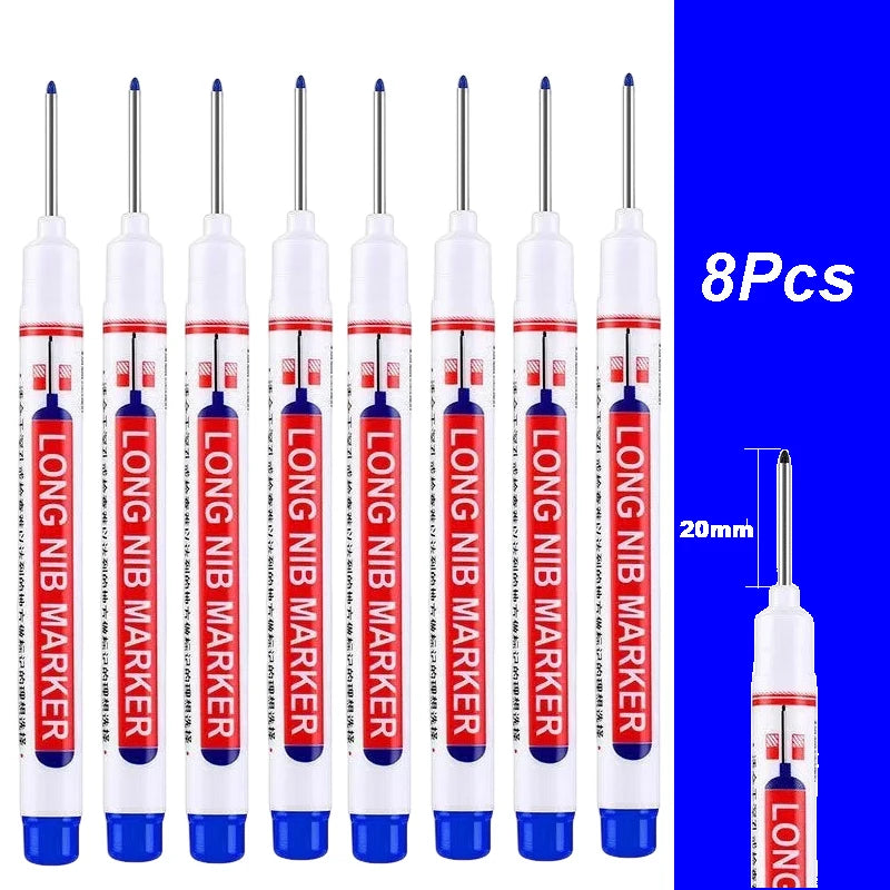 Waterproof Deep Hole Paint Markers for Metal & Woodworking