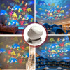 360° Rotating Starry Ocean Projector Night Light