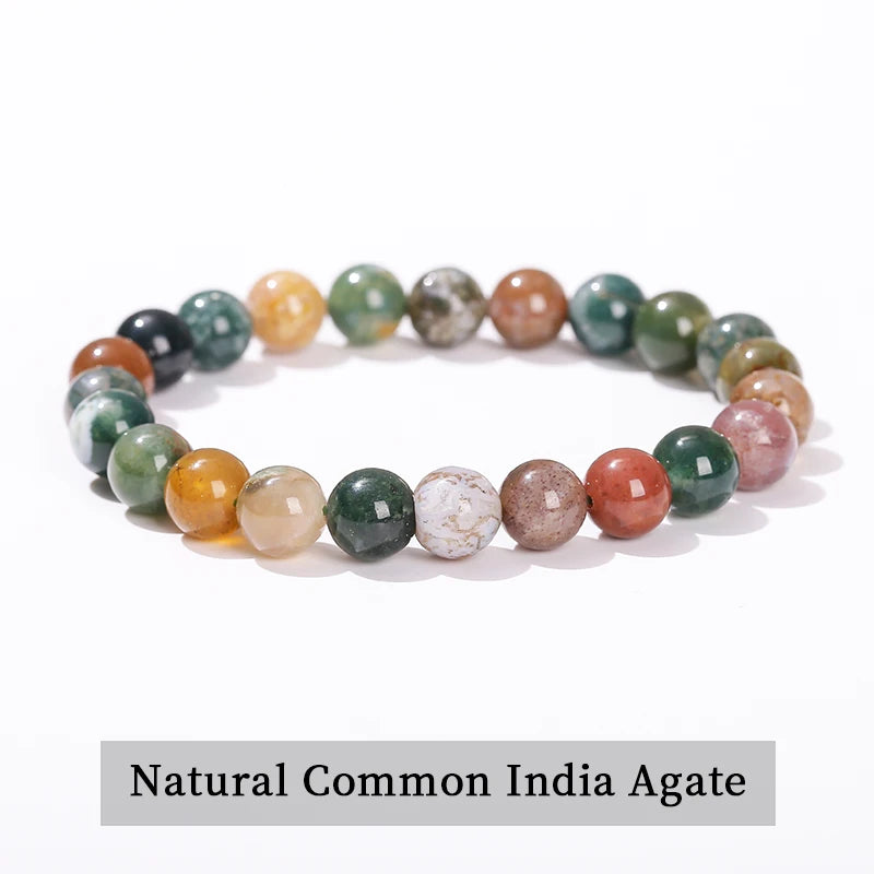 Natural Stone Beaded Bracelet