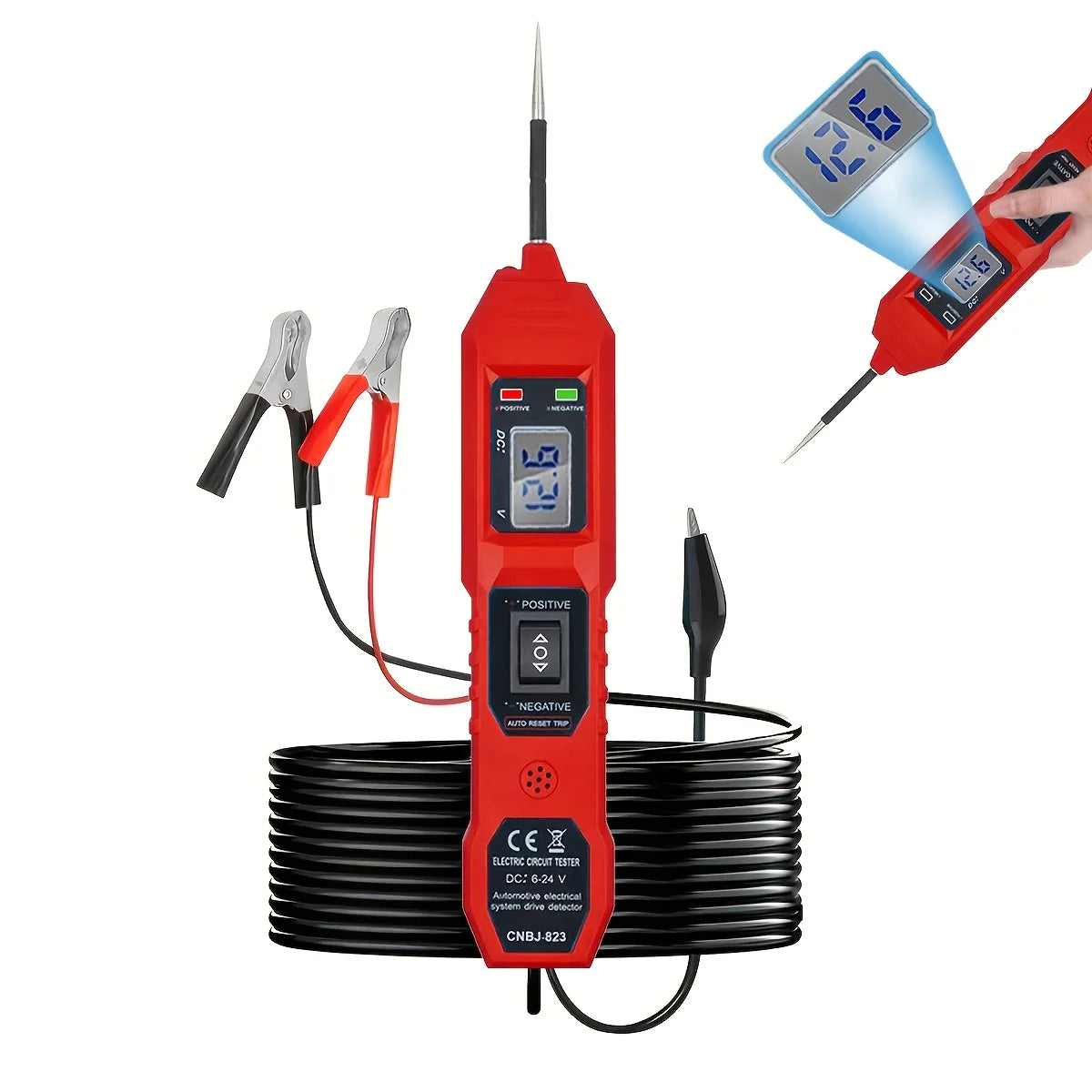 Smart Car Circuit Tester with LED Voltage Display