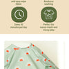 Snap Button Waterproof Baby Feeding Bib with Long Sleeves