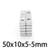 Rectangular Neodymium Block Magnets with Countersunk Holes