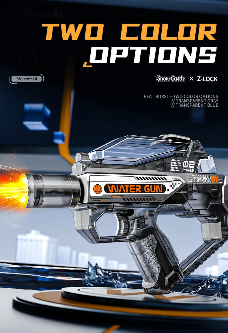 Electric Water Gun Toy with Lights and Sound