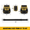 Adjustable Tool Belt with Detachable Pockets for Work and DIY