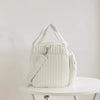 Charming Bear Embroidery Diaper Bag for Modern Parents