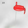 Reusable Silicone Soda Can Lid with Straw