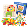 Wooden Shape & Color Mosaic Puzzle Set for Kids