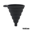 Collapsible Silicone Funnel for Engine Oil and Washer Fluid