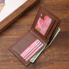 Slim RFID-Blocking Leather Bifold Wallet with Cash Clip