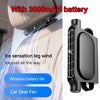 Car Headrest Fan with 3-Speed Settings