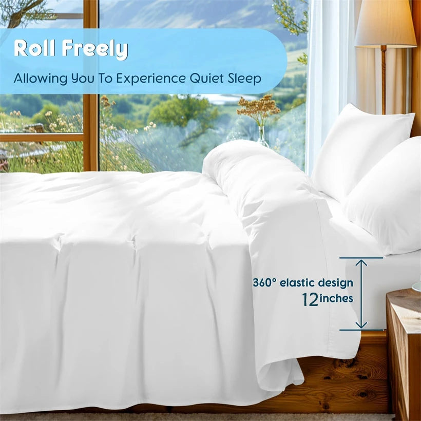 Luxury Egyptian Cotton Bed Sheet Set – Silky Soft 1000 Thread Count
