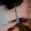 Rhinestone Round Clasp Bracelet