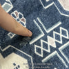 Half Circle Flower Print Non-Slip Entryway Mat